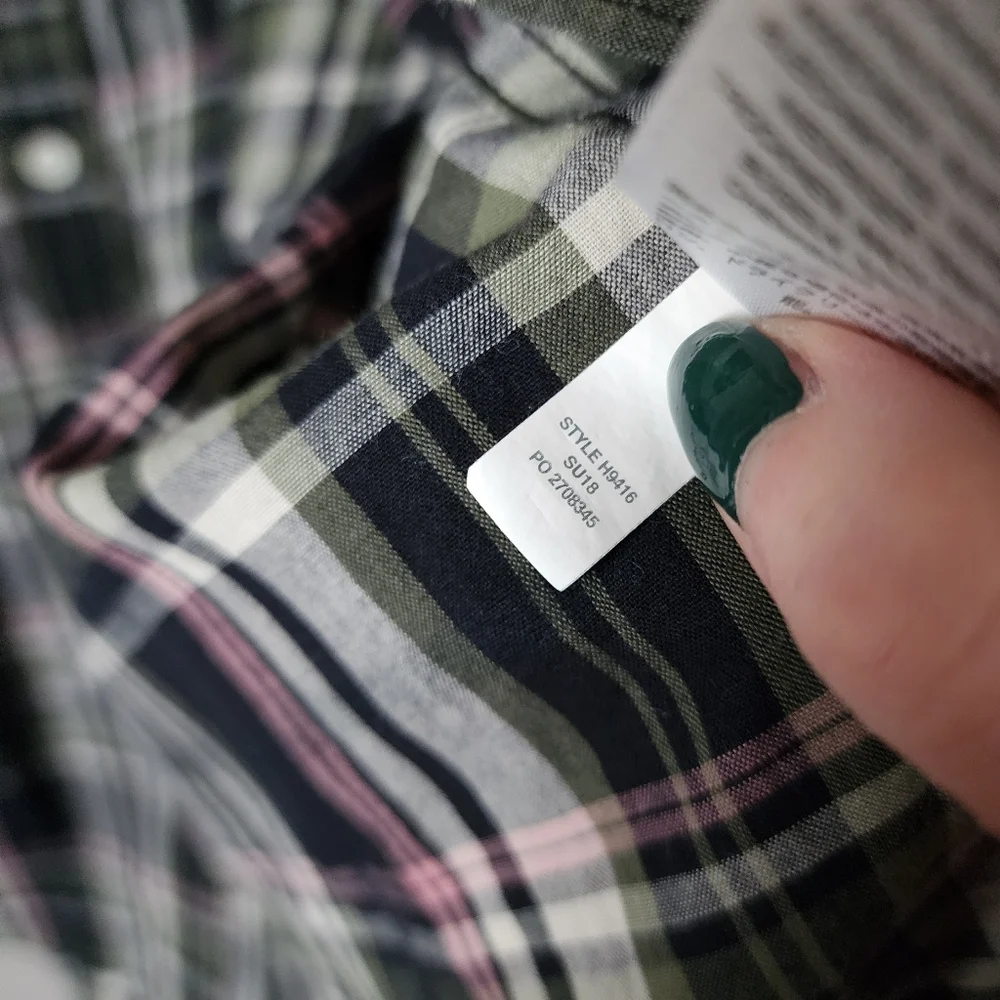 J.CREW Slim Indian madras Button down lightweight‎ shirt in plaid size L